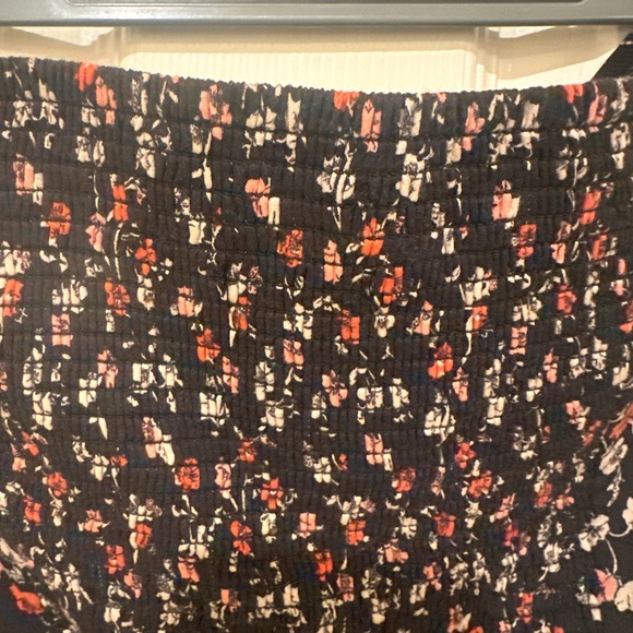 Urban Outfitters Floral Corset Style Crop Top – Black/Red – Size M - Picture 4 of 5